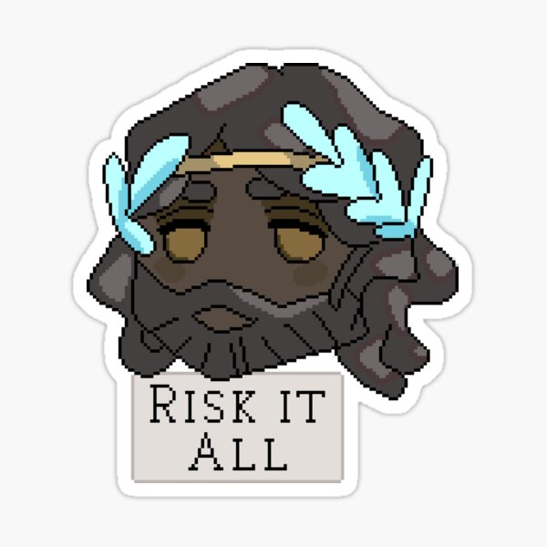 Artikel-Vorschau von Alles riskieren Patroklos Chibi-Ikone / Hades, designt und verkauft von MaddieMade.