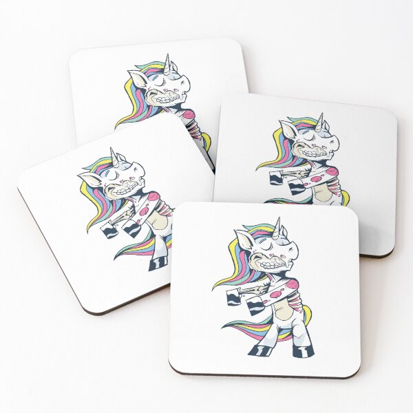 Item preview, Dancing Zombie Unicorn - Undead Horror Horse designed and sold by JanooFactory.