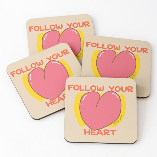 Item preview, Follow your heart designed and sold by fluffyfamcraft.