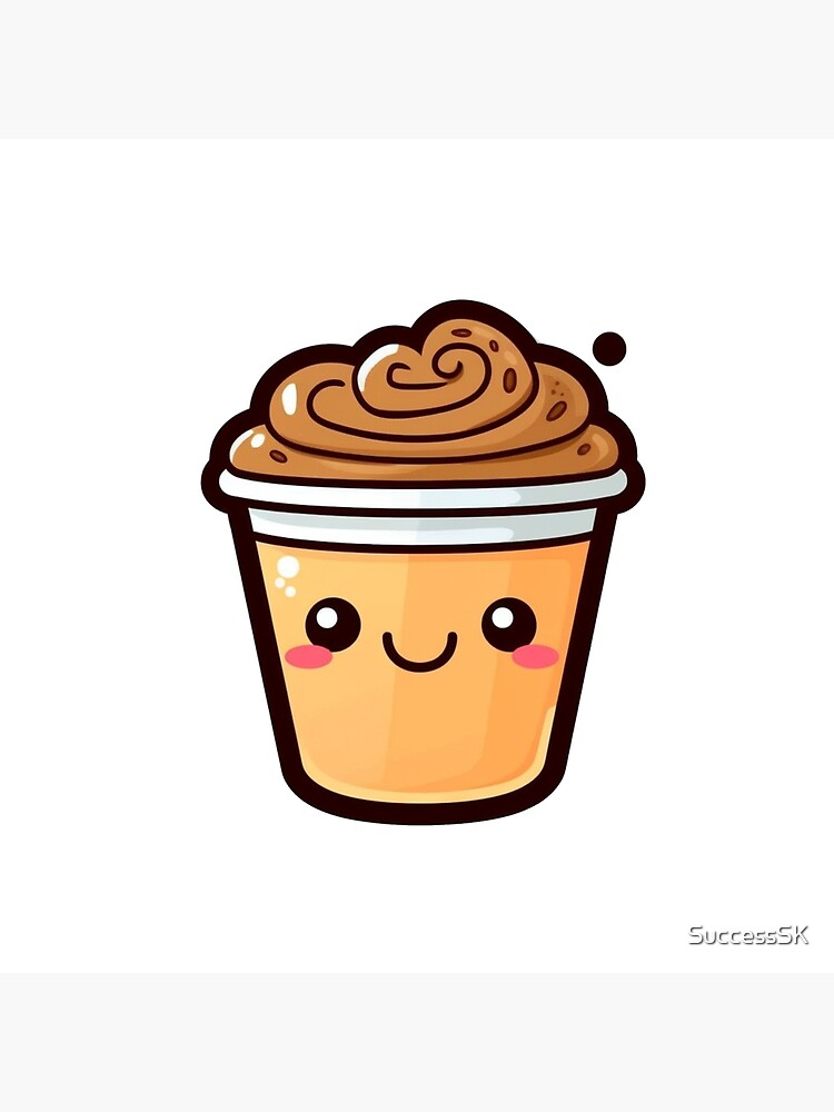 Kawaii Coffee Clipart - Cute Coffee, Easy To Use Png With Transparent  Background Print Then Cut File For Cards Colorful Printable Stickers