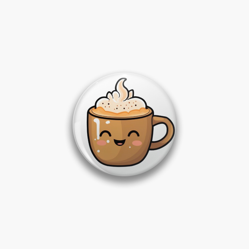 Cute Ice Coffee With Hot Coffee Cartoon - Cute Ice Coffee With Hot Coffee  Cartoon - Pin