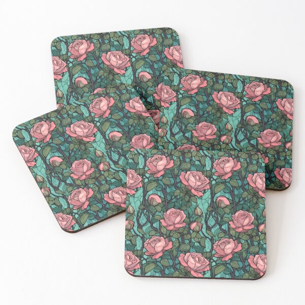 Item preview, Roses pattern. Stained glass style designed and sold by Baart72.