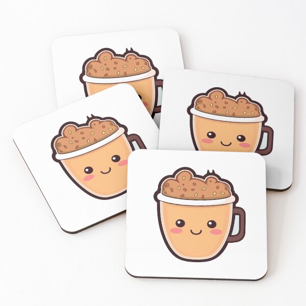Item preview, Cute Coffee Stickers Kawaii PNG designed and sold by SuccessSK.