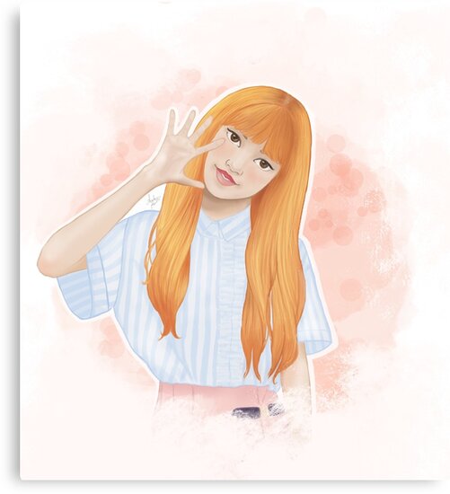 Lisa Blackpink Fanart Canvas Prints By Andrisketchbook Redbubble