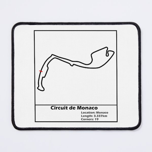 Item preview, Circuit de Monaco (Black) designed and sold by Flamurdesign.