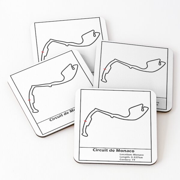 Item preview, Circuit de Monaco (Black) designed and sold by Flamurdesign.