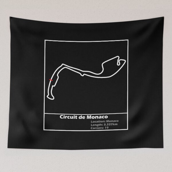 Item preview, Circuit De Monaco (White) designed and sold by Flamurdesign.