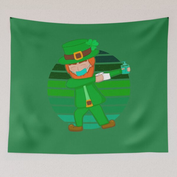 Item preview, Masked Dabbing Leprechaun St. Patricks Day Retro designed and sold by tpixx.