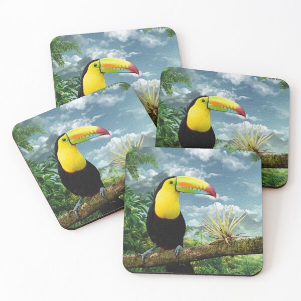Item preview, Keel Billed Toucan With A Jungle View  designed and sold by Heathermarie321.