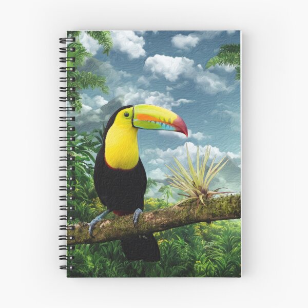 Item preview, Keel Billed Toucan With A Jungle View  designed and sold by Heathermarie321.