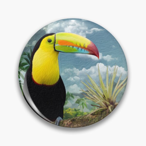 Item preview, Keel Billed Toucan With A Jungle View  designed and sold by Heathermarie321.