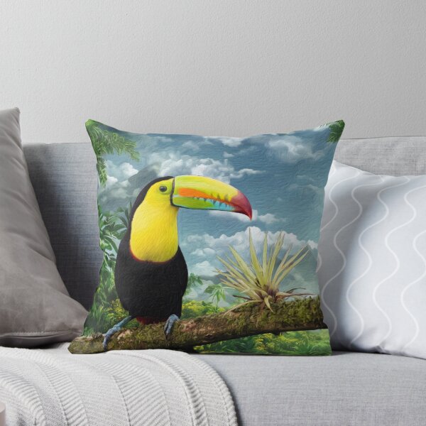 Item preview, Keel Billed Toucan With A Jungle View  designed and sold by Heathermarie321.