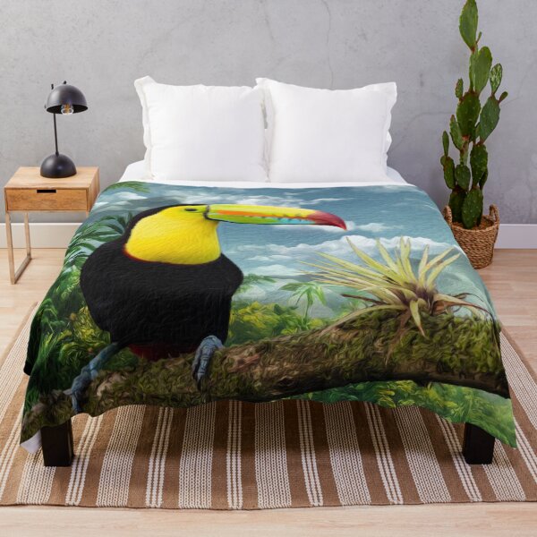 Item preview, Keel Billed Toucan With A Jungle View  designed and sold by Heathermarie321.