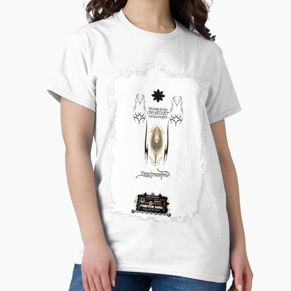 026_1_Vamp_Tribal_White-art-eddyscap Camiseta clásica