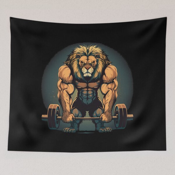 Item preview, Lion gym designed and sold by cjarlesseph.