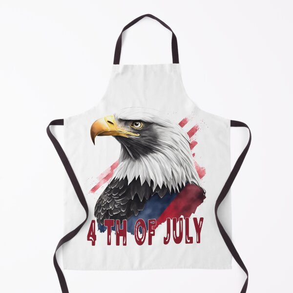 Item preview, 4th of July portrait of an eagle against the background of the flag designed and sold by jkrphoto.