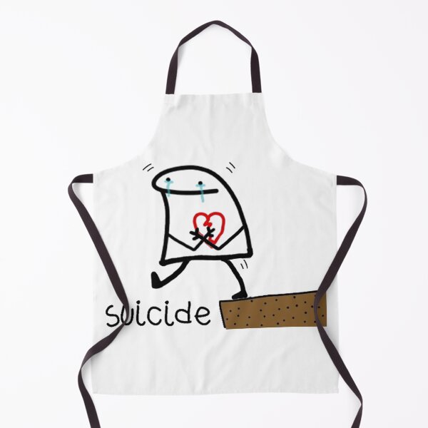 Item preview, Flork Funny Meme Suicide Breaking Heart designed and sold by HaydenMillepied.