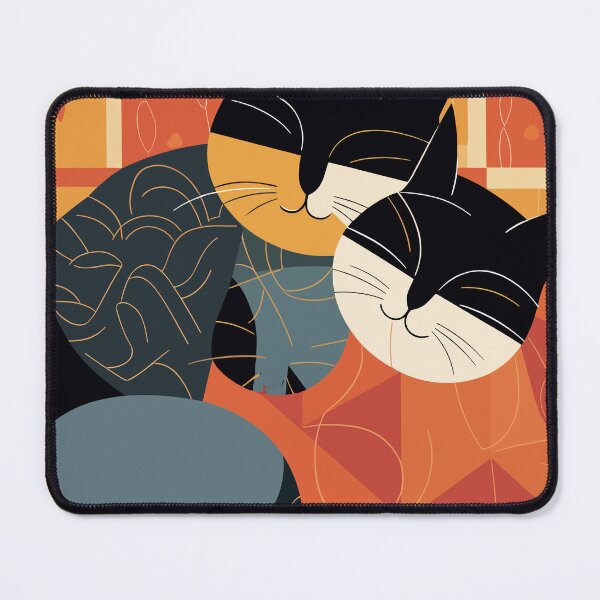 Item preview, Two cute cats snuggling designed and sold by SleepySquirrel.
