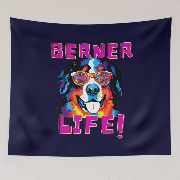 Item preview, Fun Bright Cool Bernese Mountain Dog Berner Life! designed and sold by Bitchien.