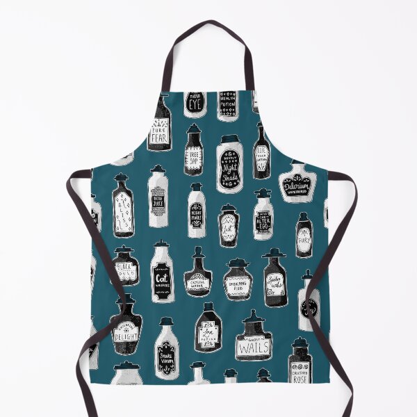 Item preview, * The Witches Apothecary * Teal Victorian Pharmacy Potions* designed and sold by Stacey Muir.