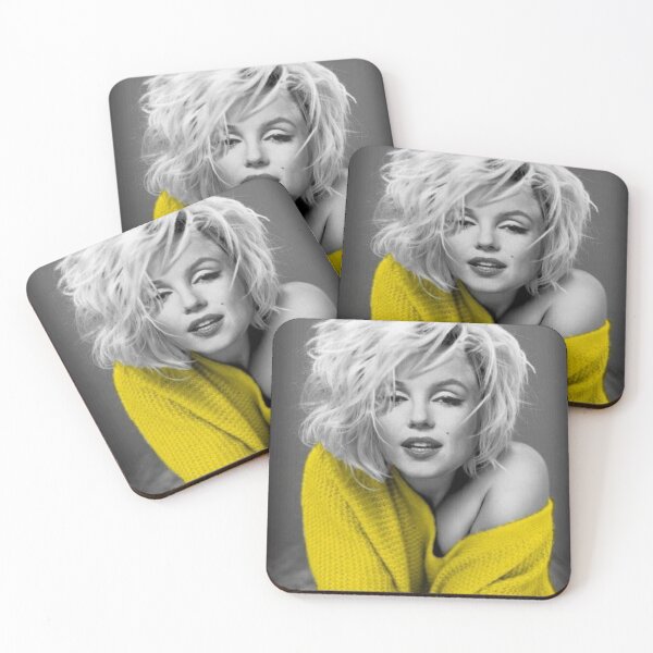Item preview, Marylin Monroe in yellow painting designed and sold by gracillisJeane.