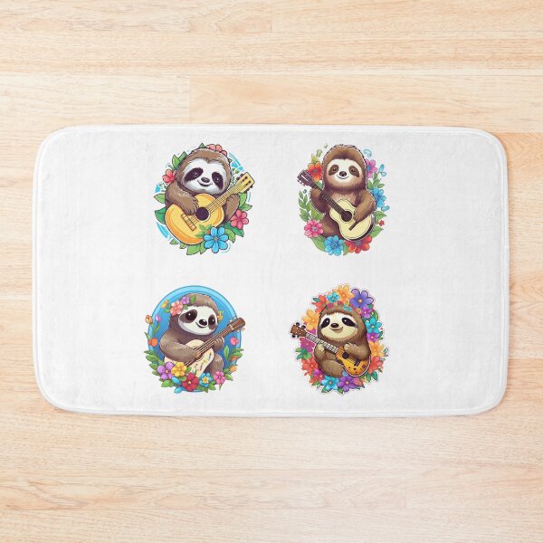 Item preview, Sloths Playing a Classic Guitar designed and sold by AdiRemba.