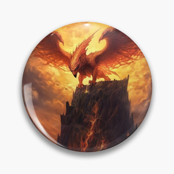 Item preview, Griffin perched on a volcano  designed and sold by Paul Fleet.