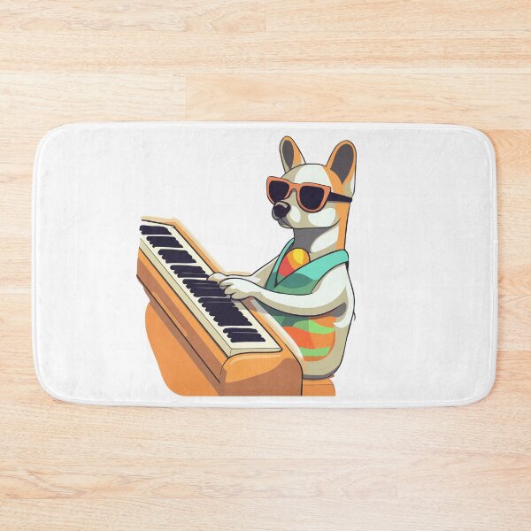 Item preview, Retro Piano Dog designed and sold by Artwyz.