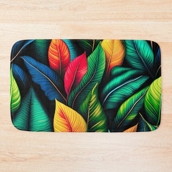 Item preview, Dark and Vivid Botanical Leaf and Foliage Pattern designed and sold by WitchyWare.