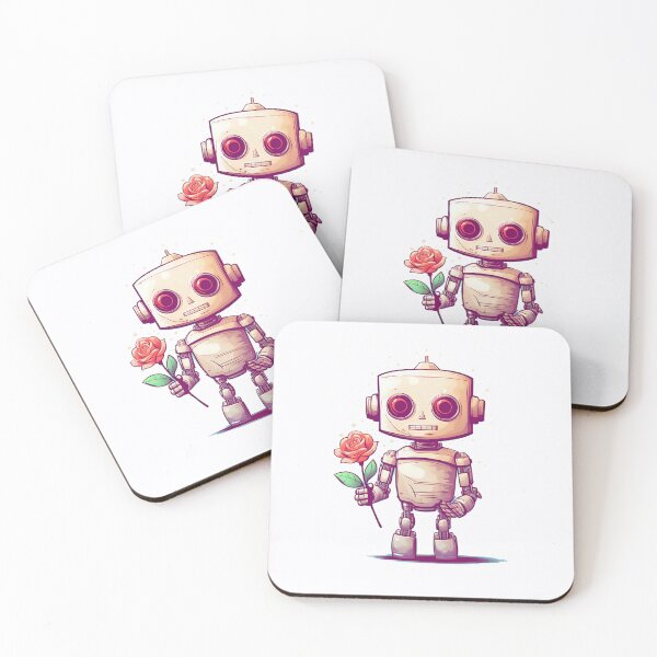 Item preview, robot with flower designed and sold by DerSenat.