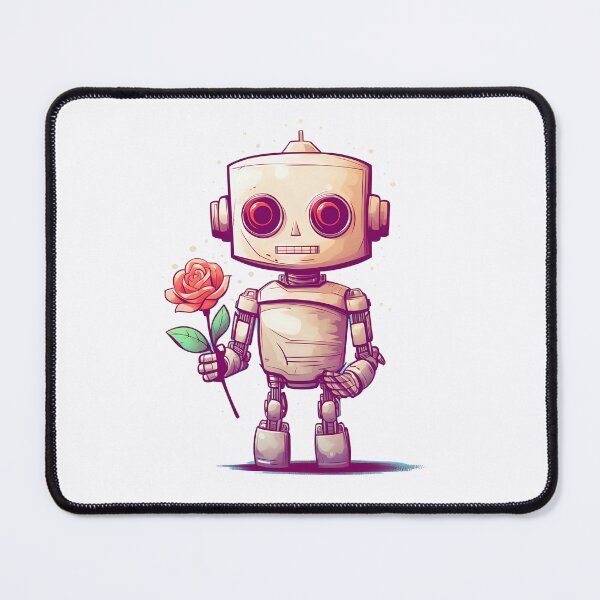 Item preview, robot with flower designed and sold by DerSenat.