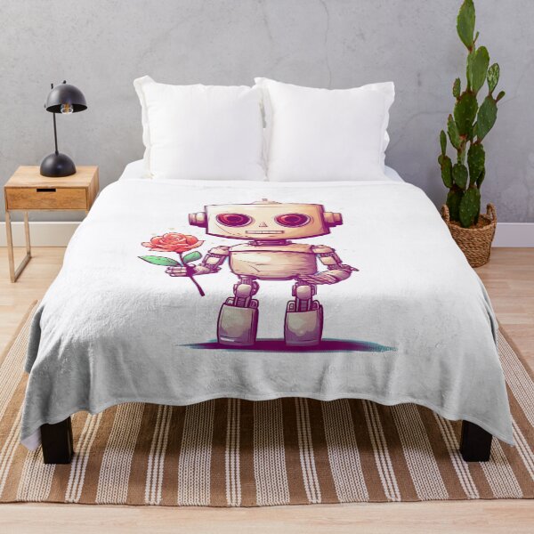 Item preview, robot with flower designed and sold by DerSenat.