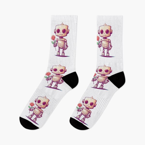 Item preview, robot with flower designed and sold by DerSenat.