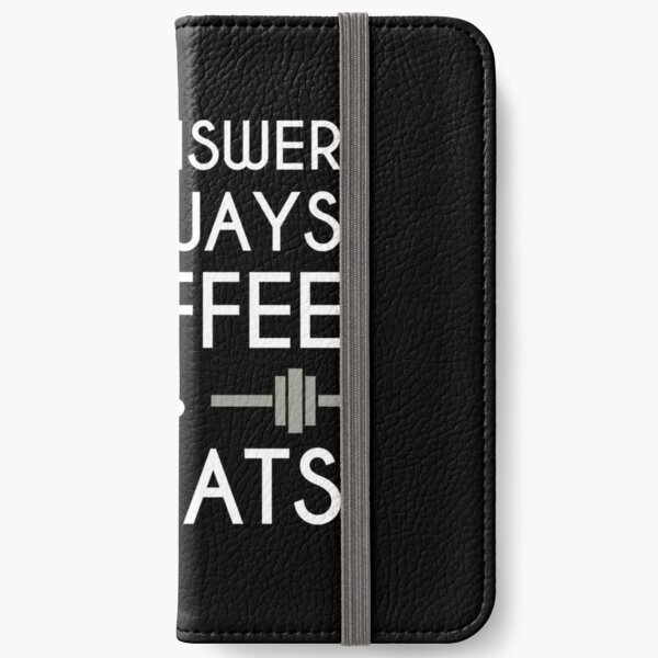 Coffee & Squats iPhone Wallet
