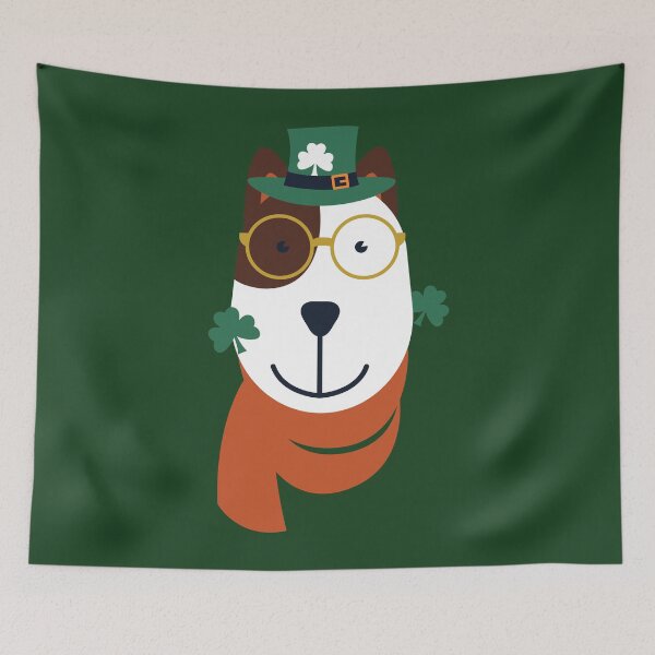 Item preview, Irish Dog Happy St. Patricks Day designed and sold by tpixx.
