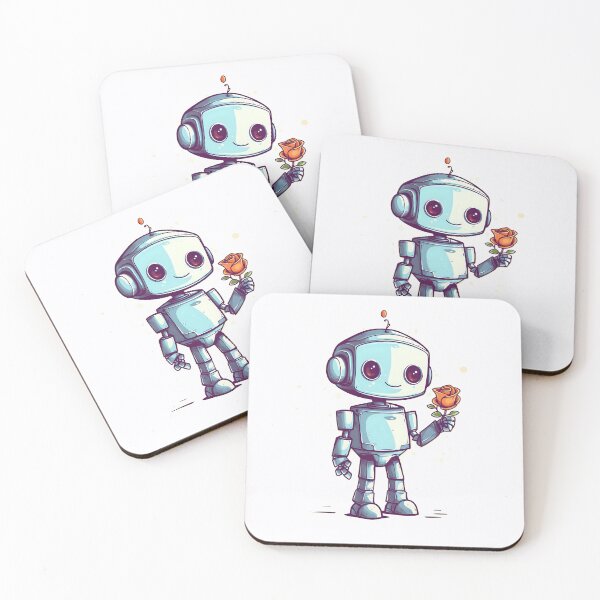 Item preview, robot with flower designed and sold by DerSenat.