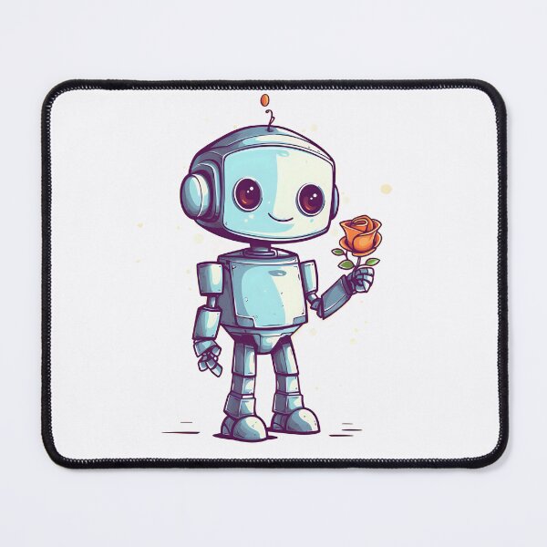 Item preview, robot with flower designed and sold by DerSenat.