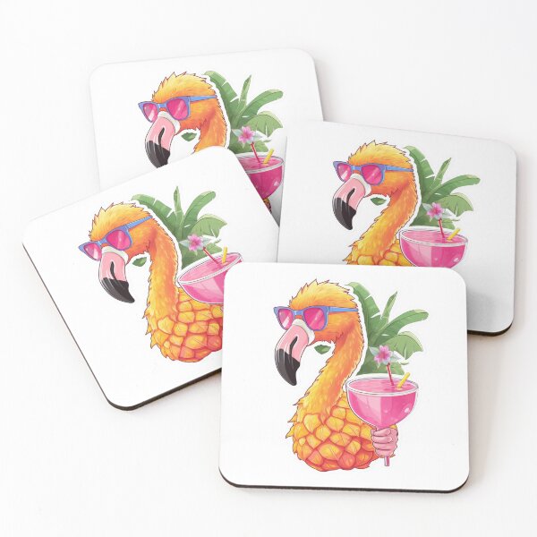 Artikelvorschau, Flamingos and Pineapples entworfen und verkauft von Fantasy Masterpiece.