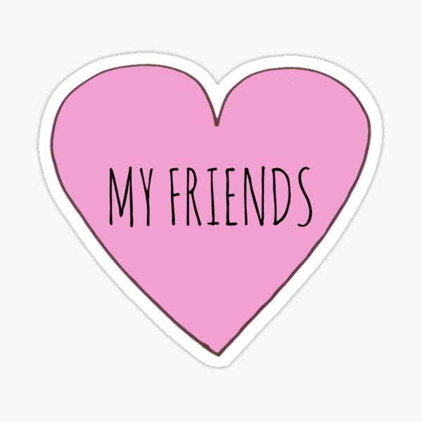 Item preview, I Love My Friends designed and sold by Bundjum.