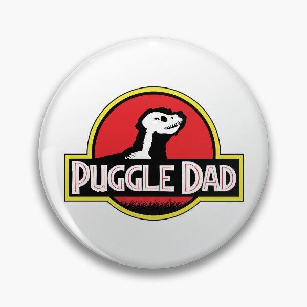 Item preview, (For Bright Background) Jurassic Puggle Dad designed and sold by More Cute Dogs.