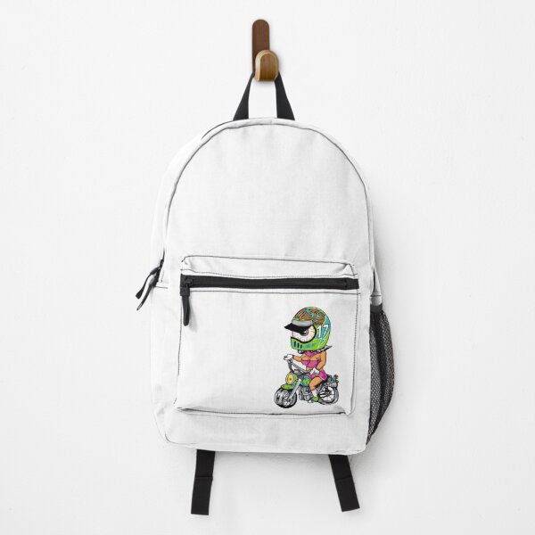 Item preview, motorcycle and girl designed and sold by JunkJosh.