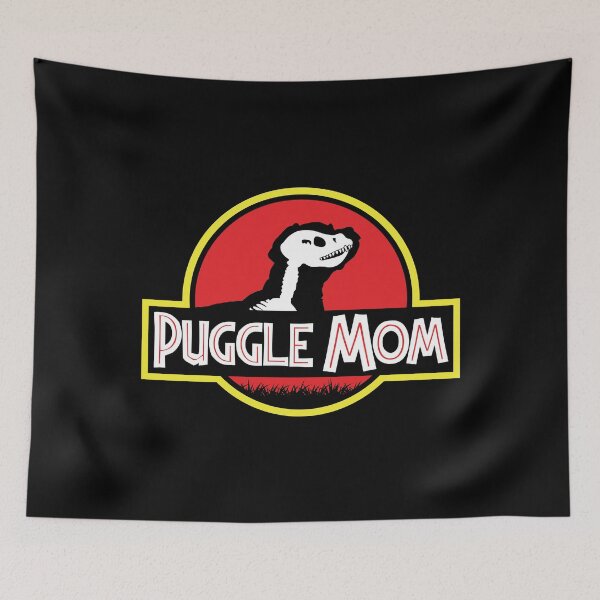Item preview, (For Dark Background) Jurassic Puggle Mom designed and sold by More Cute Dogs.