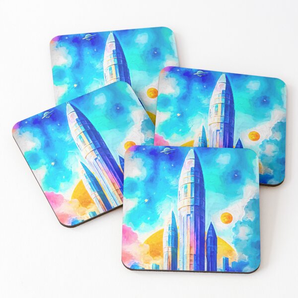 Item preview, Spaceage watercolor by Brian Vegas designed and sold by Brian Vegas.