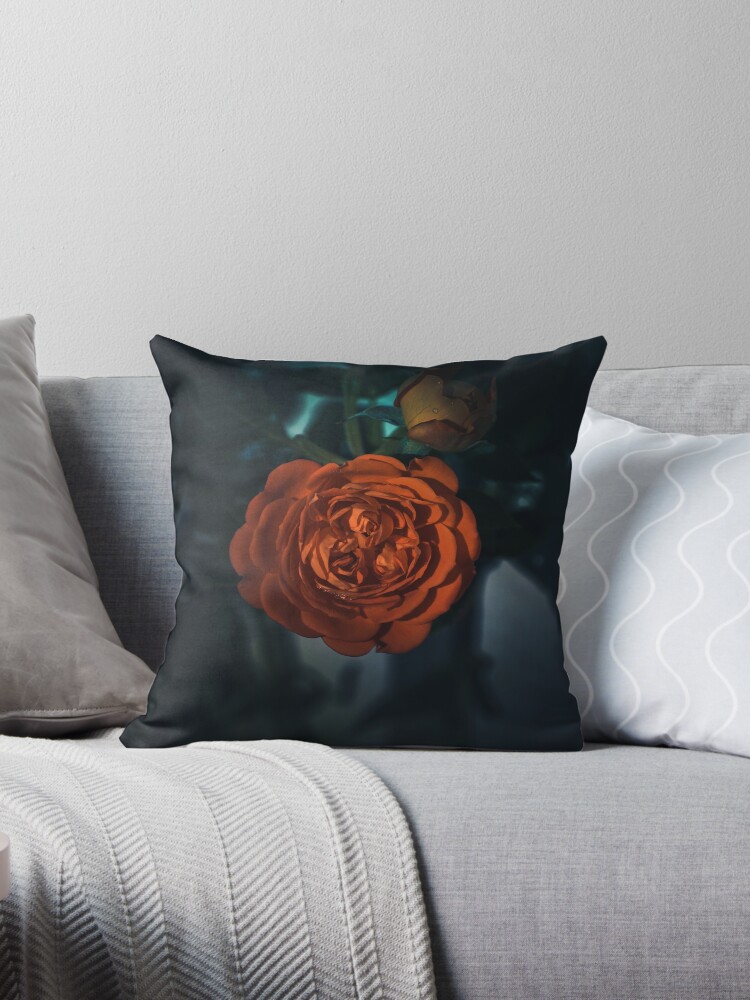Thumbnail 1 of 3, Throw Pillow, Aurora's Kiss: The Radiant Rose designed and sold by cokemann.