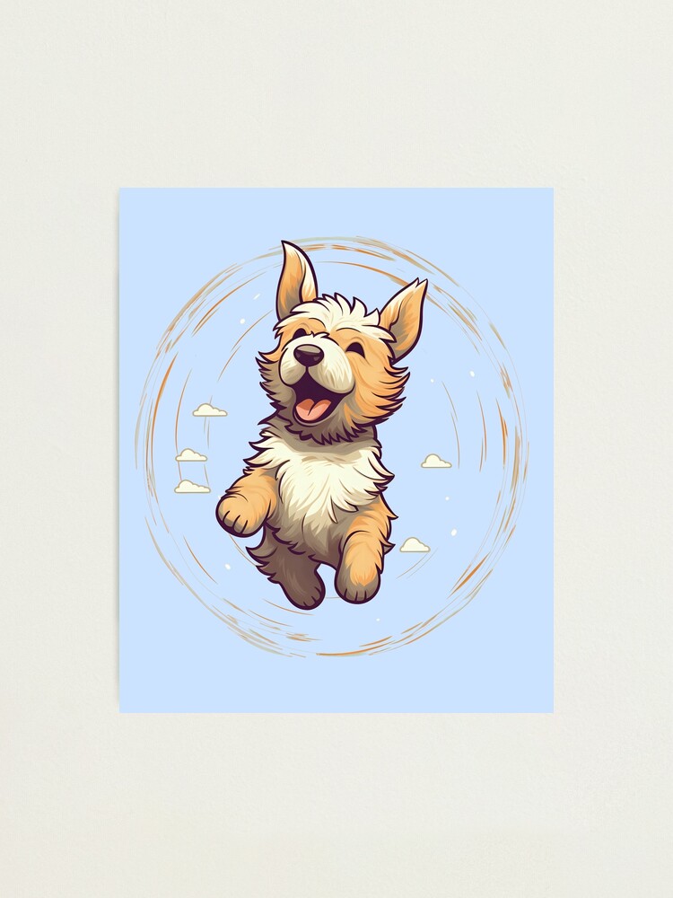 French Briard Picard Briard Dog French Shepherd Standing Yard