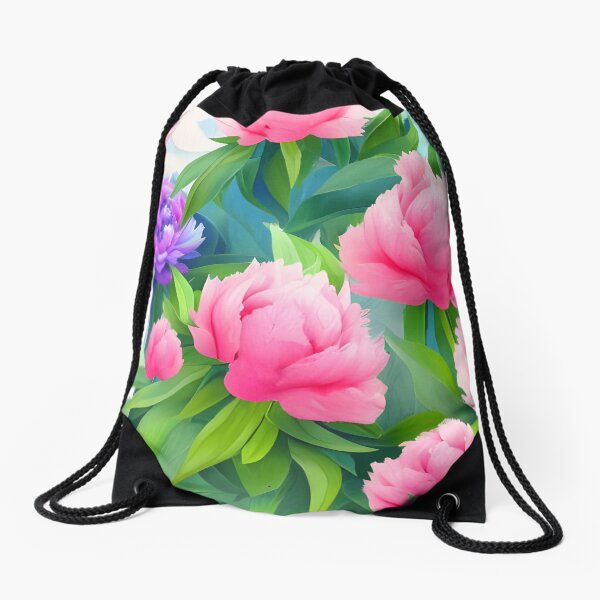 Aperçu de l'œuvre Art de fleurs de pivoine créée et vendue par Ameiva-Apparel.