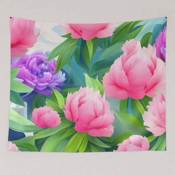Item preview, Peony Flowers Art designed and sold by Ameiva-Apparel.