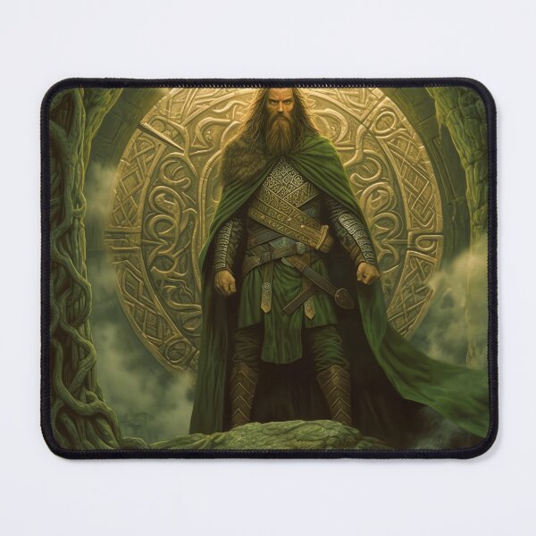 Item preview, Celtic warrior dressed in green designed and sold by Paul Fleet.