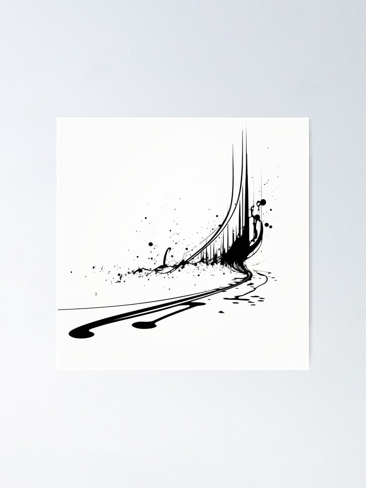 Spiral Art Print, Square Print Download, Black and White Abstract Art  Print, Minimalist Modern Printable Art Abstract Digital Print Wall Art 