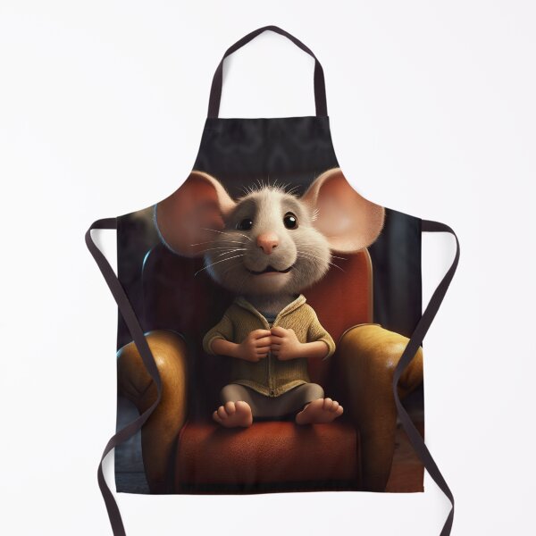 Item preview, Restful Whiskers - Adorable Cartoon Mouse on Chair Illustration designed and sold by DoPrint.